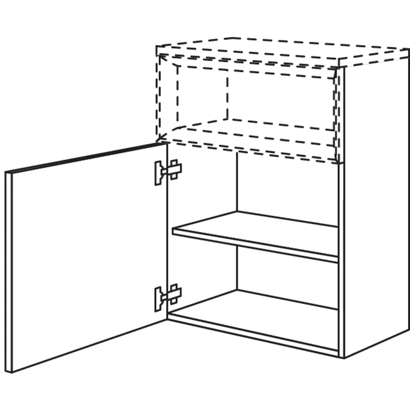 nobilia Sideboard für Regaleinsatz Case BSC50-86 50 cm