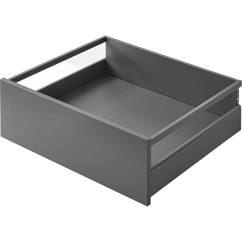 nobilia Innenauszug mit eckiger Reling und Holzwerkstoffblende in Schiefergrau IAT45-H 40 cm