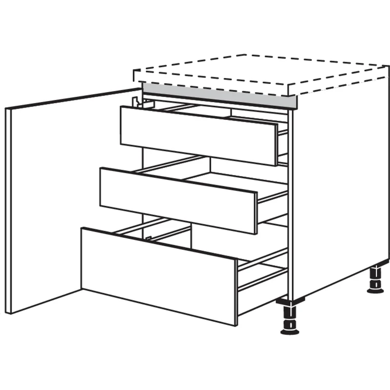 nobilia Unterschrank NU2IA40 40 cm