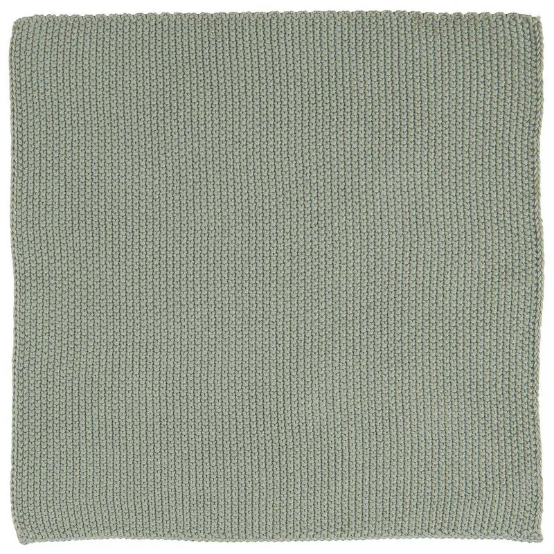 Vintage Spüllappen 25cm Mynte Grün Gestrickt 100% Baumwolle OEKO-TEX 100