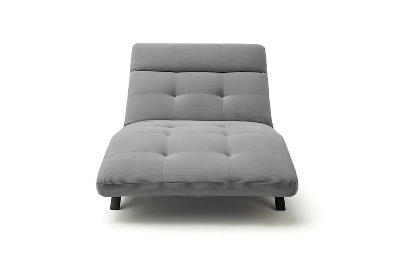KAWOLA Relaxliege AMERIVA motorisch Maxi Feincord grau