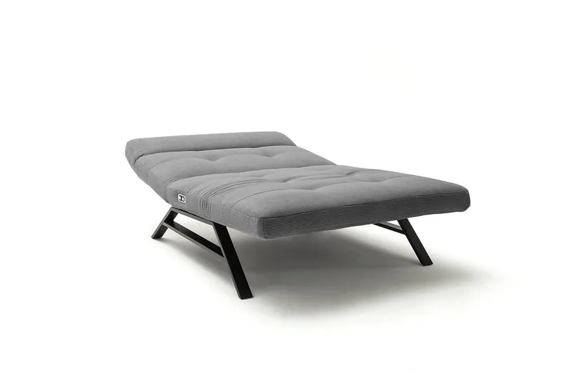 KAWOLA Relaxliege AMERIVA motorisch Maxi Feincord grau