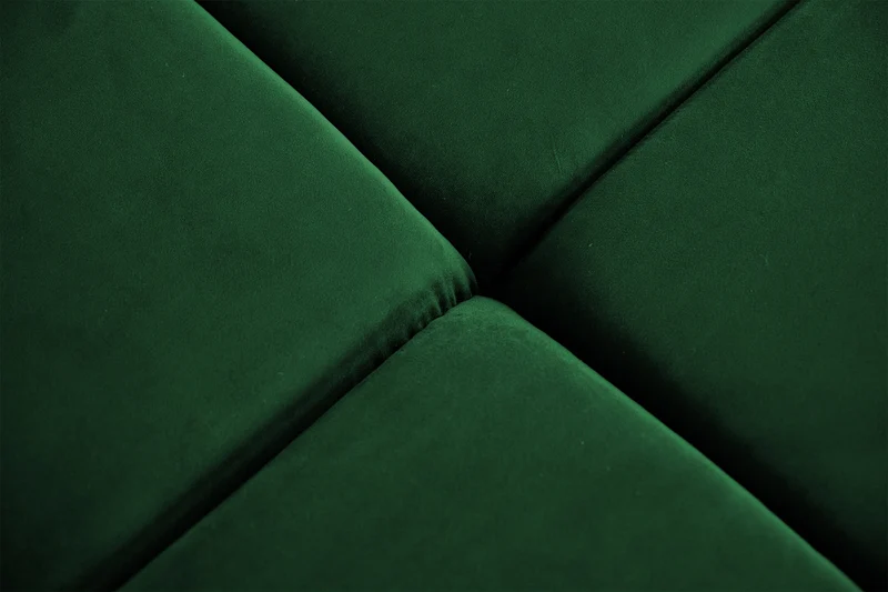 KAWOLA Sofa NEVADA Ecksofa Velvet smaragd