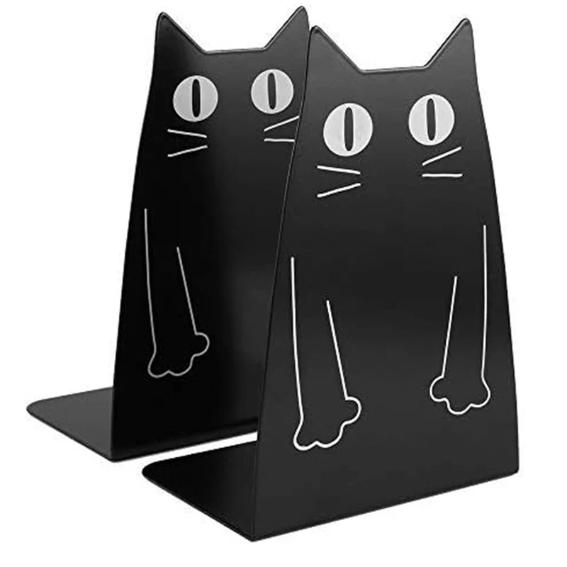 Hisredsun Buchstütze Katze Buchstütze Metall