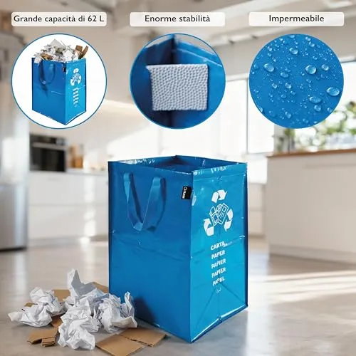 Perfetto Container coll. Recycle - cm. 30x38xh.55-1 Stück - Paper