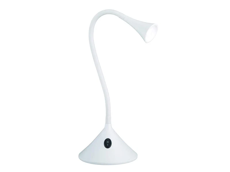 Reality Leuchten LED Tischleuchte und Wandleuchte Viper R52391101, Kunststoff weiß, inkl. 3 Watt LED