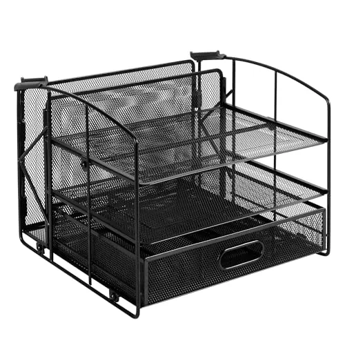 Amazon Basics Schreibtisch-Organizer, schwarz