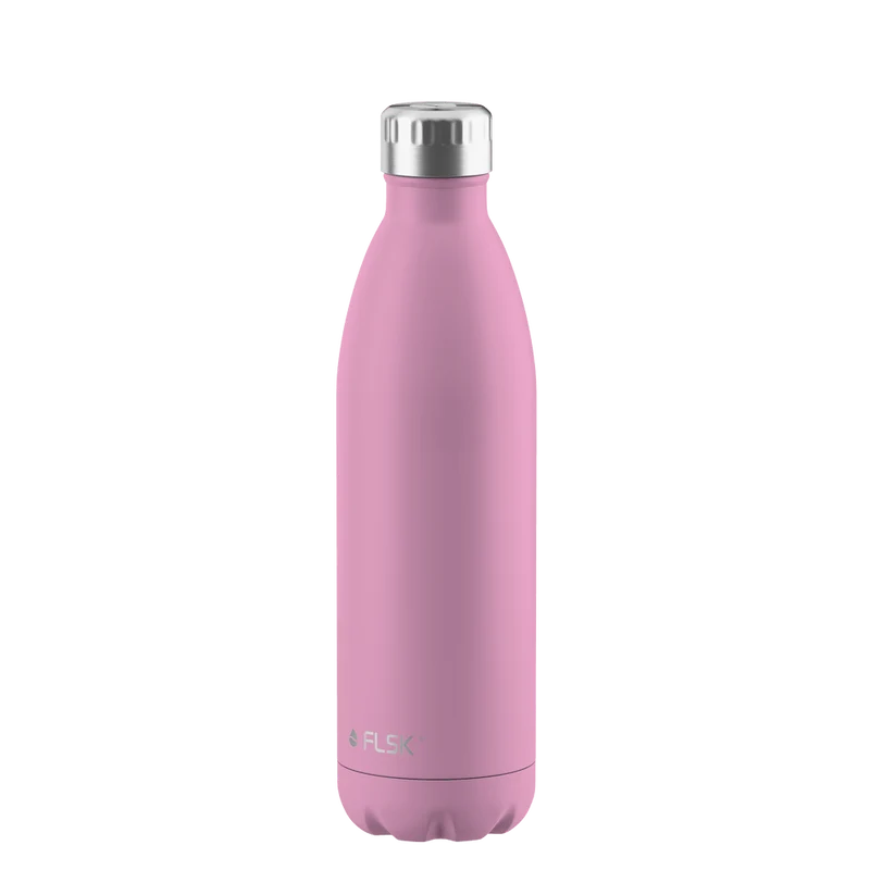 FLSK Trinkflasche aus Edelstahl, blossom, 750ml, 28,6cm hoch