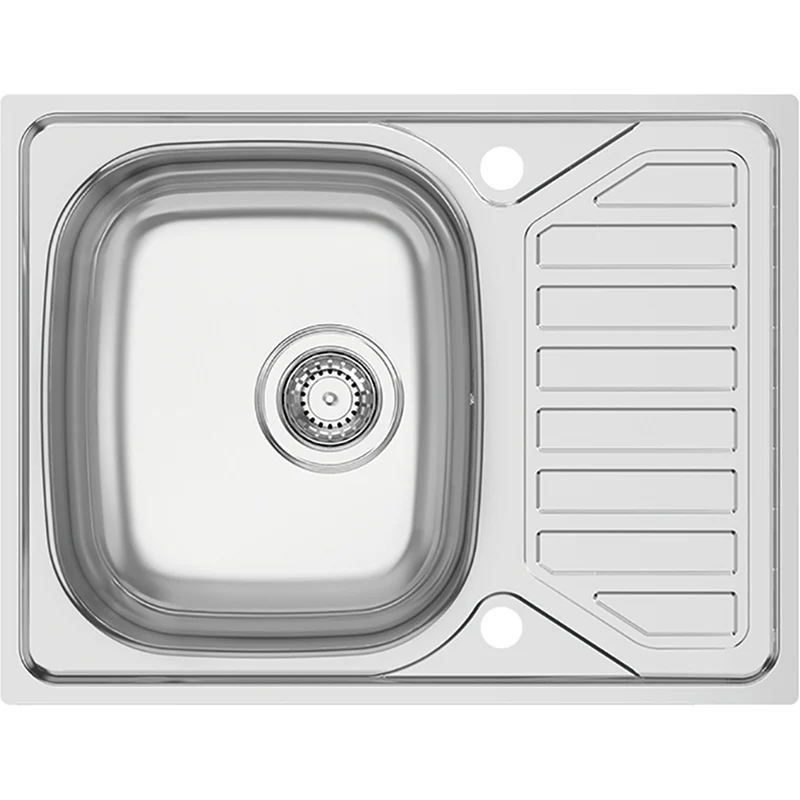 RODI: Einbauspüle Okio Line 65, Excenterausstattung, Edelstahl, flächenbündiger 87184 64 cm