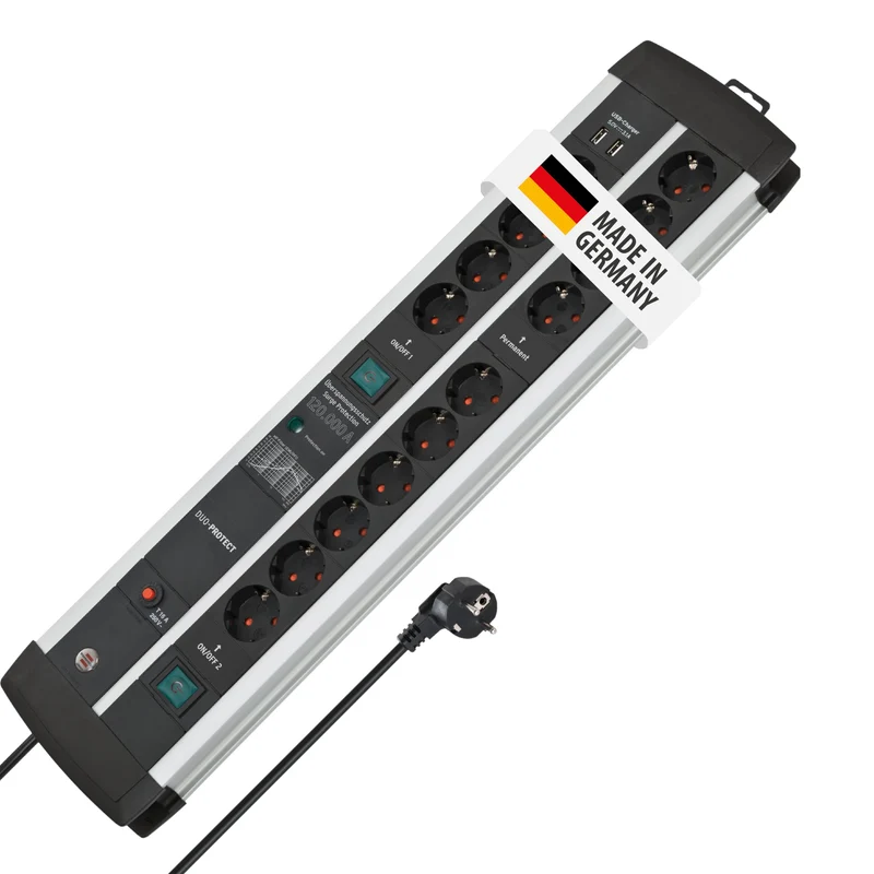 Brennenstuhl Premium-Protect-Line Gaming-Steckdosenleiste 14-Fach, 3m