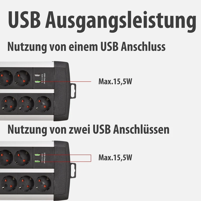 Brennenstuhl Premium-Protect-Line Gaming-Steckdosenleiste 14-Fach, 3m
