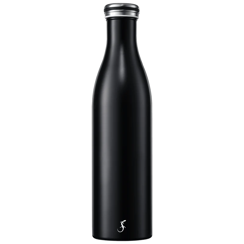 LURCH, Edelstahl Isolier-Flasche, 1,0l - mattschwarz