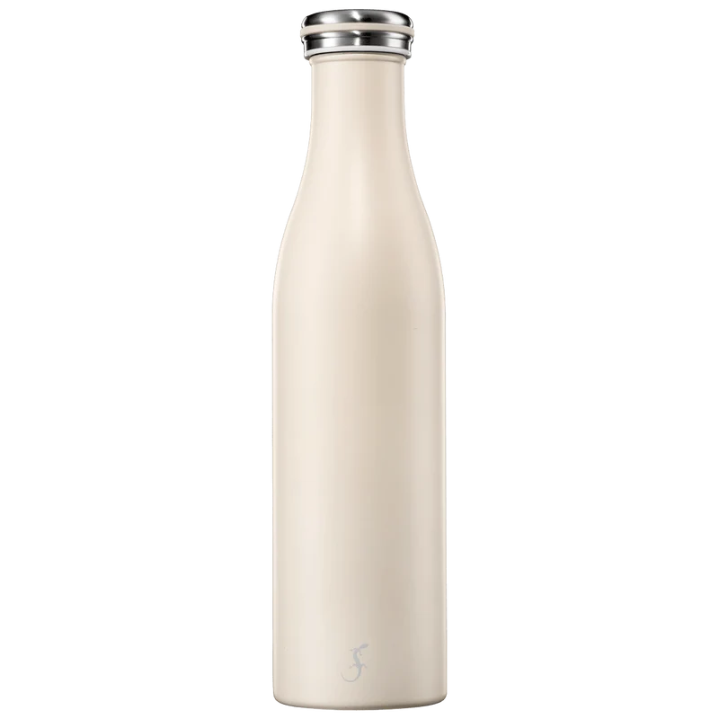 LURCH, Isolier-Flasche Edelstahl, 0,75l, ivory
