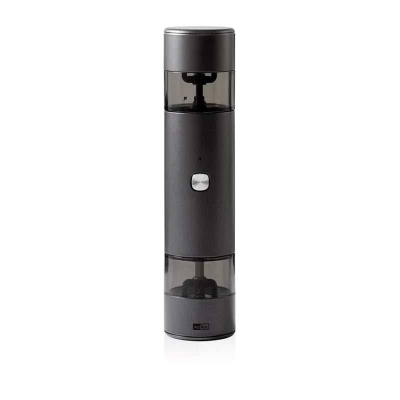AdHoc,Elektrisch Pfeffer- und Salz-Doppelmühle i.Mill Duo Dark grey
