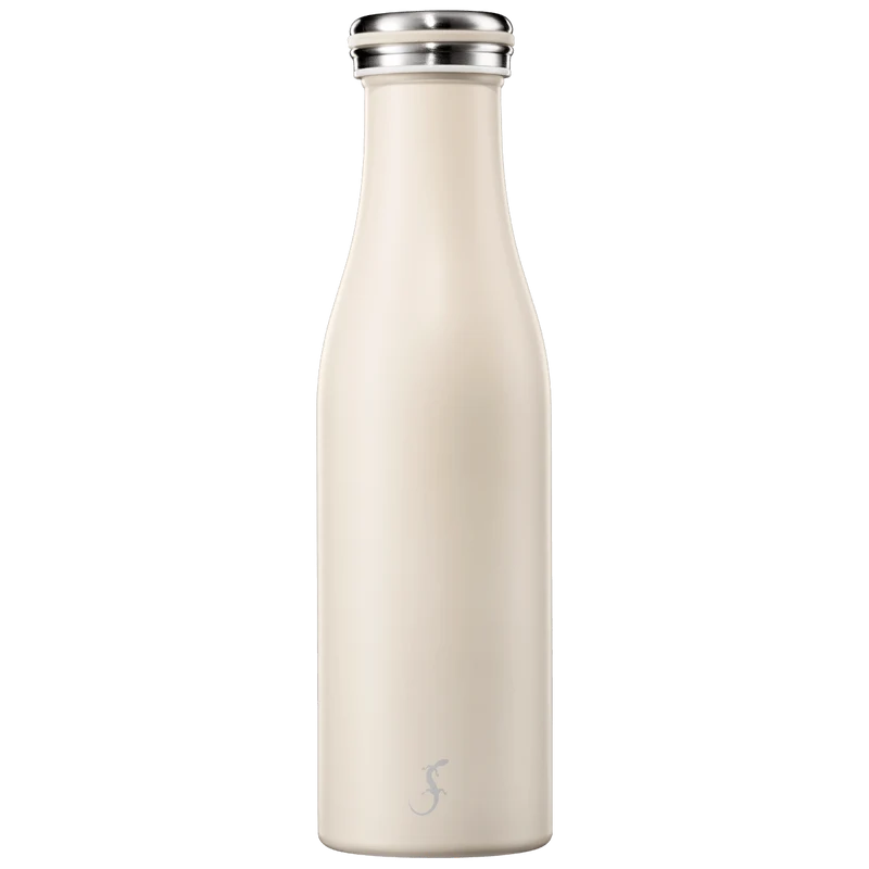LURCH, Isolier-Flasche Edelstahl, 0,5l, ivory