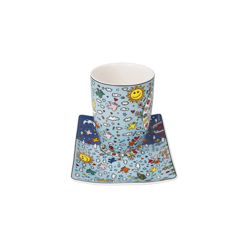 Goebel Pop Art James Rizzi Künstlertasse 'Give Peace a Chance' 2023