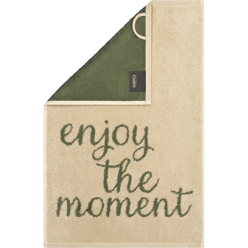 Cawö - Postcard Towels, enjoy the moment, 30/50cm