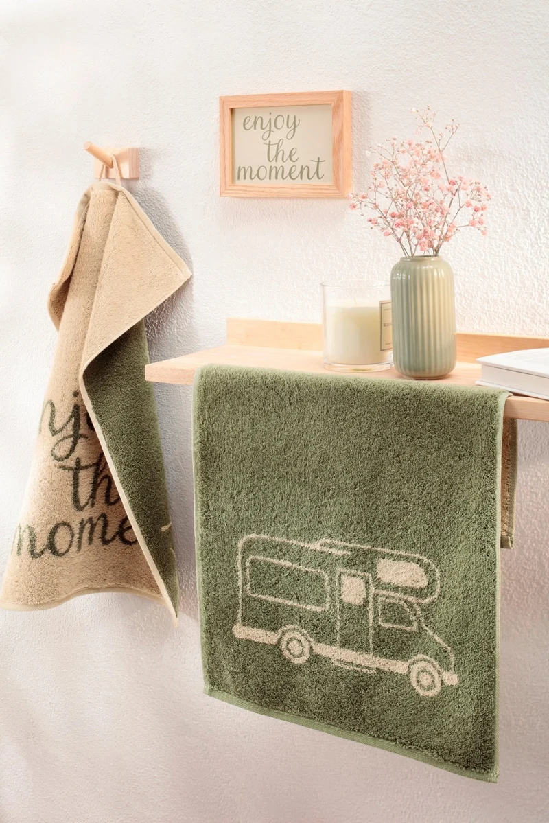 Cawö - Postcard Towels, enjoy the moment, 30/50cm