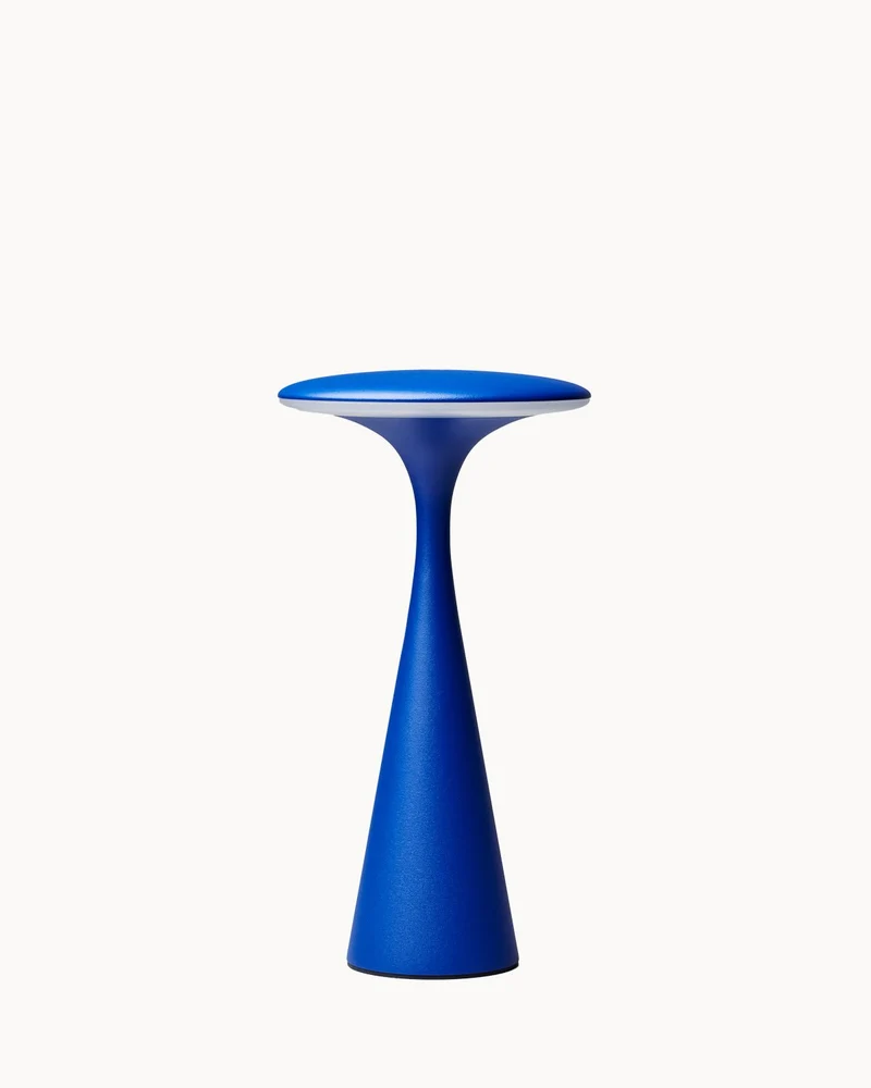 chic.mic - ufo table lamp - blue majorelle