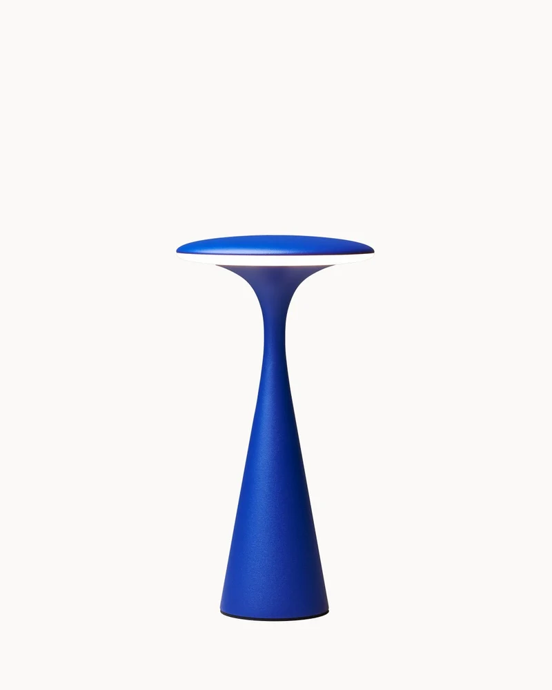 chic.mic - ufo table lamp - blue majorelle