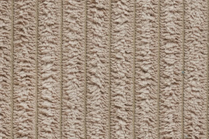 KAWOLA Sofa MADELINE 2-Sitzer Cord taupe