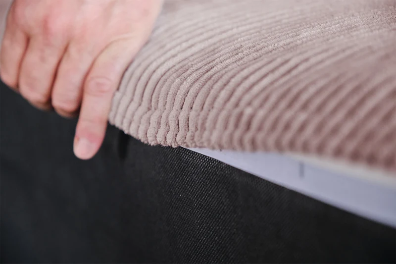 KAWOLA Modulsofa WIOLO SOFT 5 Module 5 Rückenkissen Cord rosa