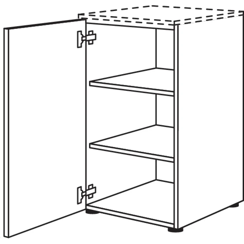 nobilia Sideboard in Echtholz-Furnier SEF45-86 45 cm