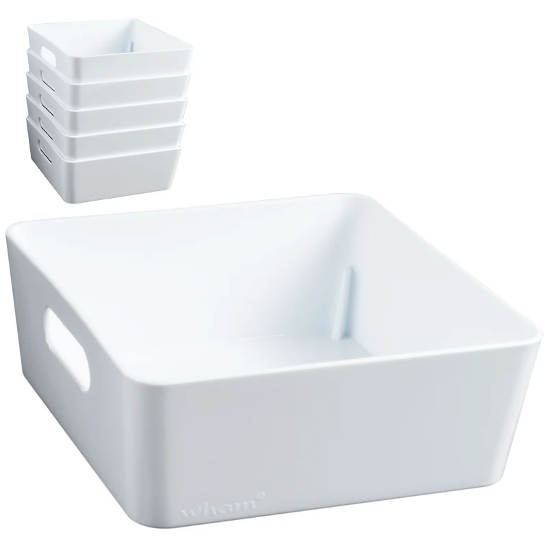 Ordnungsbox - 15x15x6cm - 1 Liter - Schubladenorganizer Ordnungskorb Organizerbox Ordnungssystem