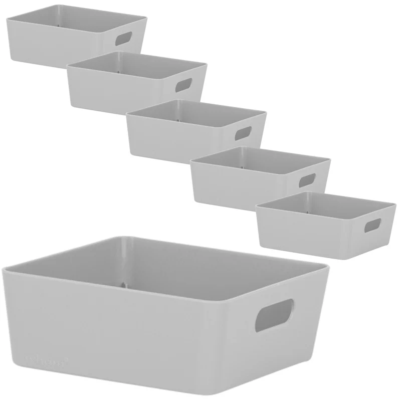 Ordnungsbox - 15x15x6cm - 1 Liter - Schubladenorganizer Ordnungskorb Organizerbox Ordnungssystem