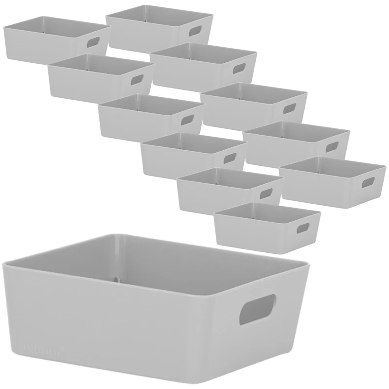 Ordnungsbox - 15x15x6cm - 1 Liter - Schubladenorganizer Ordnungskorb Organizerbox Ordnungssystem