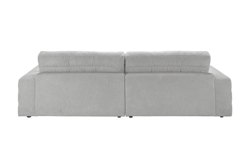 KAWOLA Big Sofa LANA Stoff grau