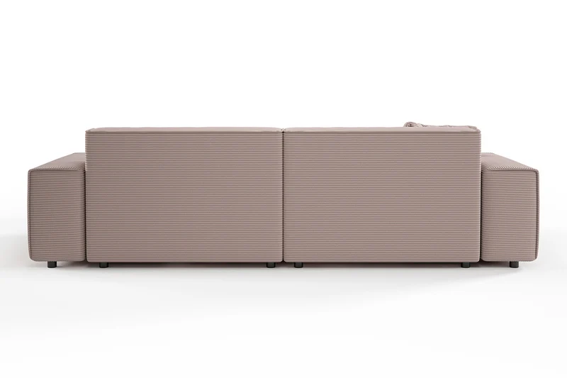 KAWOLA Sofa RANI 3-Sitzer Cord rosa