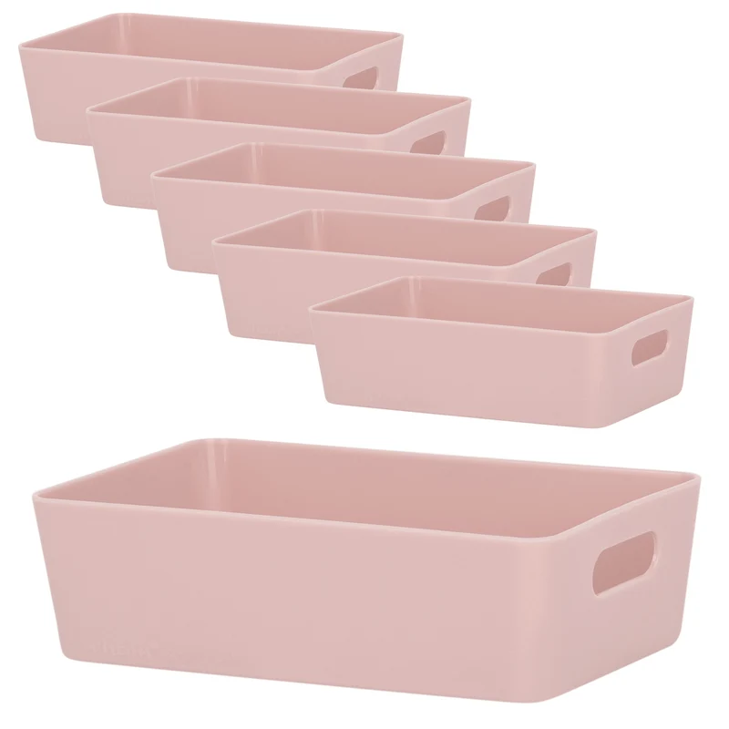 Ordnungsbox - 20x12,5x6cm - 1,2 Liter - Schubladenorganizer Ordnungskorb Organizerbox Ordnungssystem