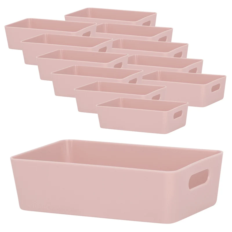 Ordnungsbox - 20x12,5x6cm - 1,2 Liter - Schubladenorganizer Ordnungskorb Organizerbox Ordnungssystem