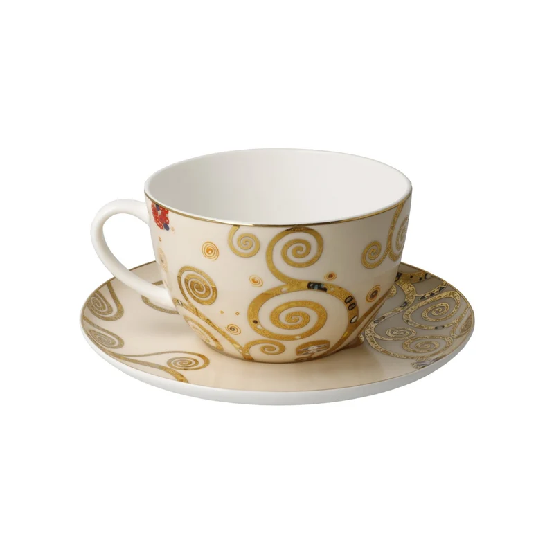 Gustav Klimt - Der Kuss, Goebel, Milchkaffeetasse, 2024