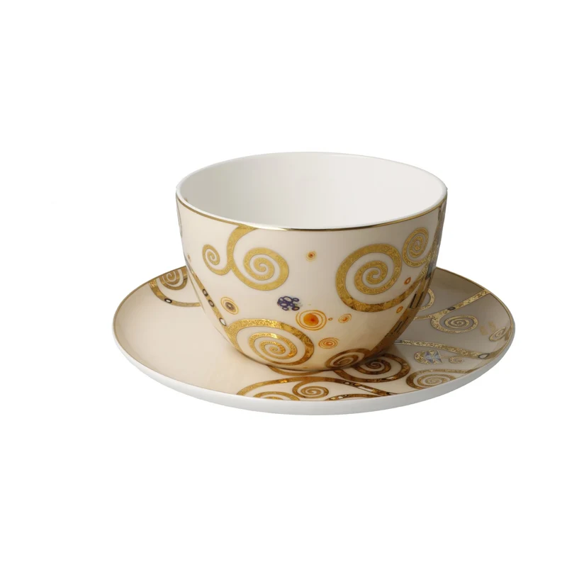 Gustav Klimt - Der Kuss, Goebel, Milchkaffeetasse, 2024