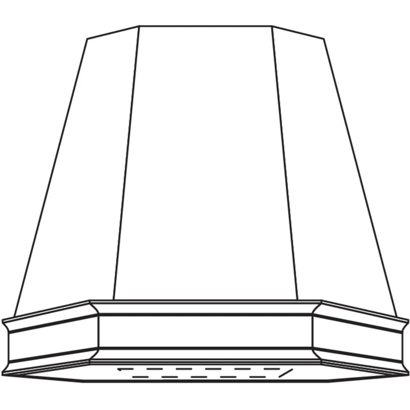 nobilia Kamin mit Kranzgesims für Kranzprofile 957 (KL) KE105