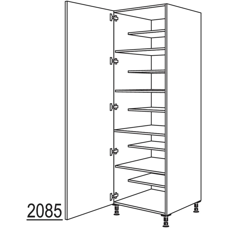 nobilia XL-Schuhschrank HWSF60-1X 60 cm