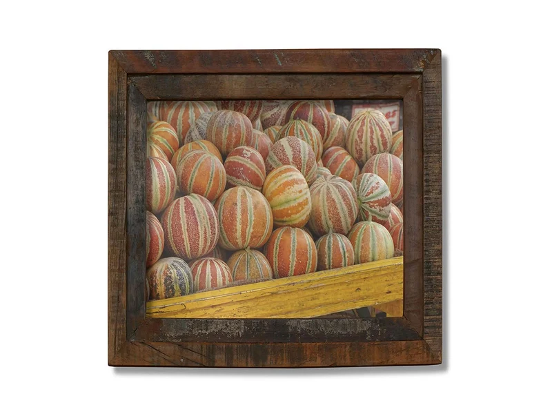 Vintage Wand Bilderrahmen 15x15cm Fundholz Recycelt Fotorahmen Retro