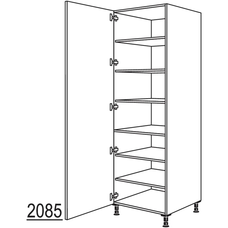 nobilia XL-Geschirr-/ Vorratsschrank HF30-1X 30 cm