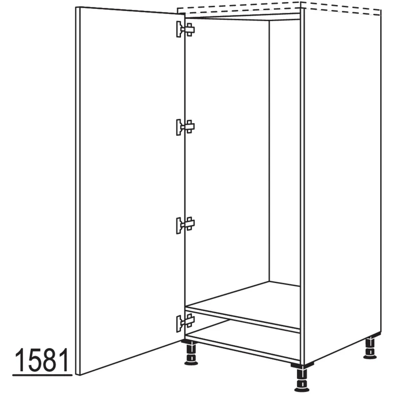 nobilia XL-Geräte-Umbau Kühlautomat GF140-X 60 cm