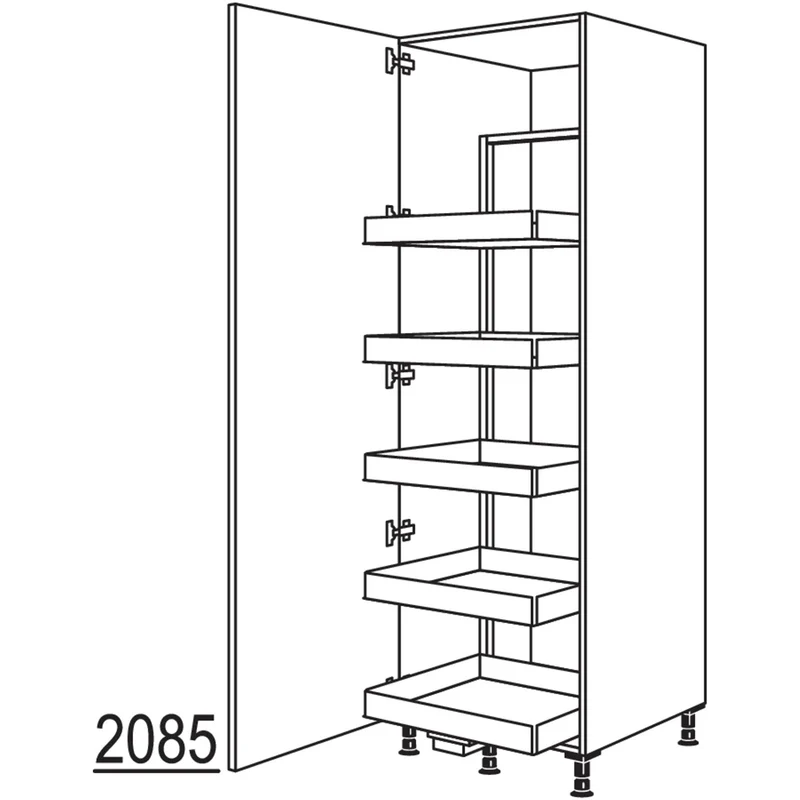 nobilia XL-Vorratsschrank Cargo HCF60-1X 60 cm