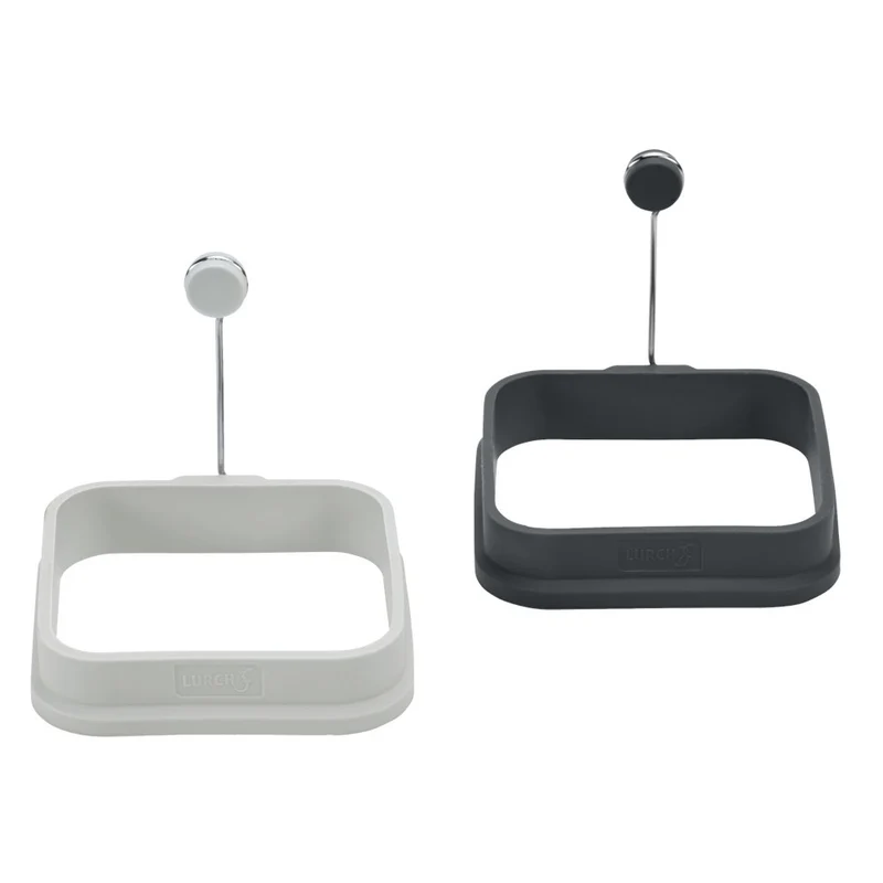 LURCH 'Eierformer Quadrat 2er Set light-/iron grey'