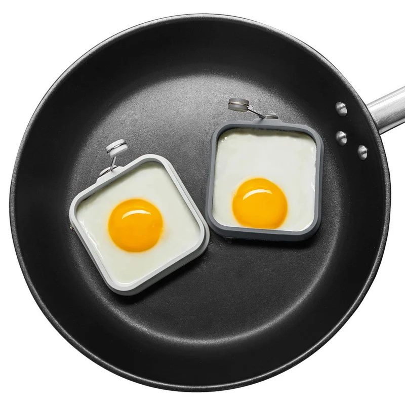 LURCH 'Eierformer Quadrat 2er Set light-/iron grey'