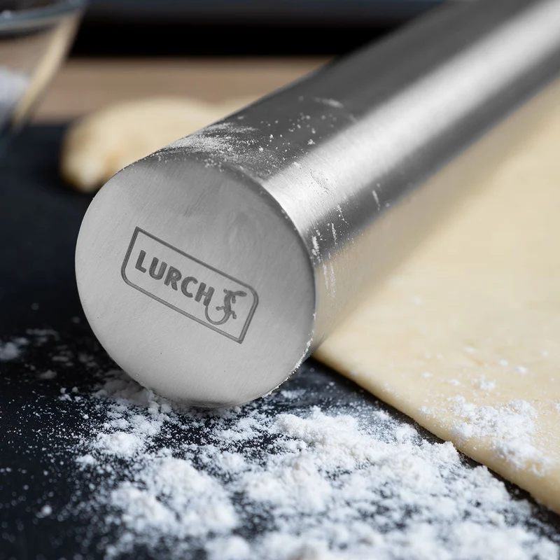 LURCH, Teigrolle "Backblech" Edelstahl 18/10 26cm
