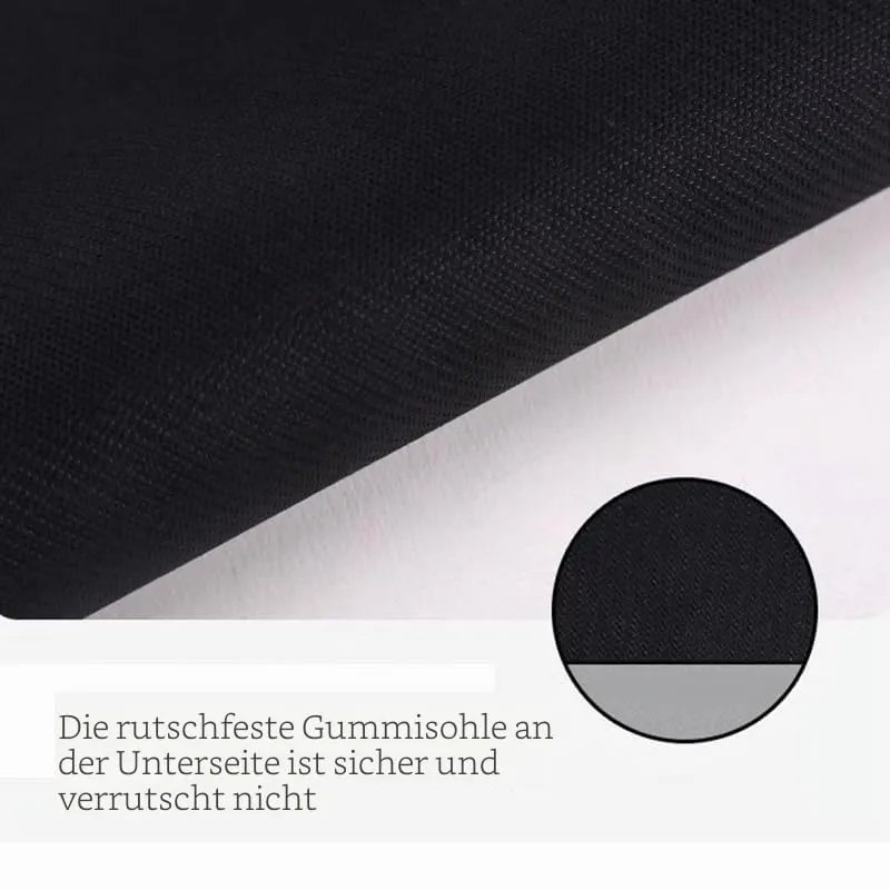 Highdi Bodenschutzmatte Bürostuhl, Bürostuhl Unterlage rutschfest Kratzfest Bodenmatte Stuhlunterlage, Leinen Bürostuhlunterlage Schreibtischstuhl Unterlage Teppich (Beige,100x140cm)