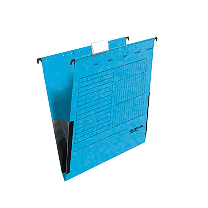 FALKEN Hängetasche blau A4 Leinenfrosch Karton 25 Taschen - Bürokleinmaterial, 80002561