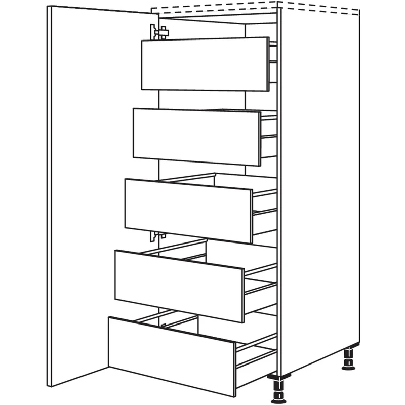 nobilia XL-Highboard HIF50-X 50 cm