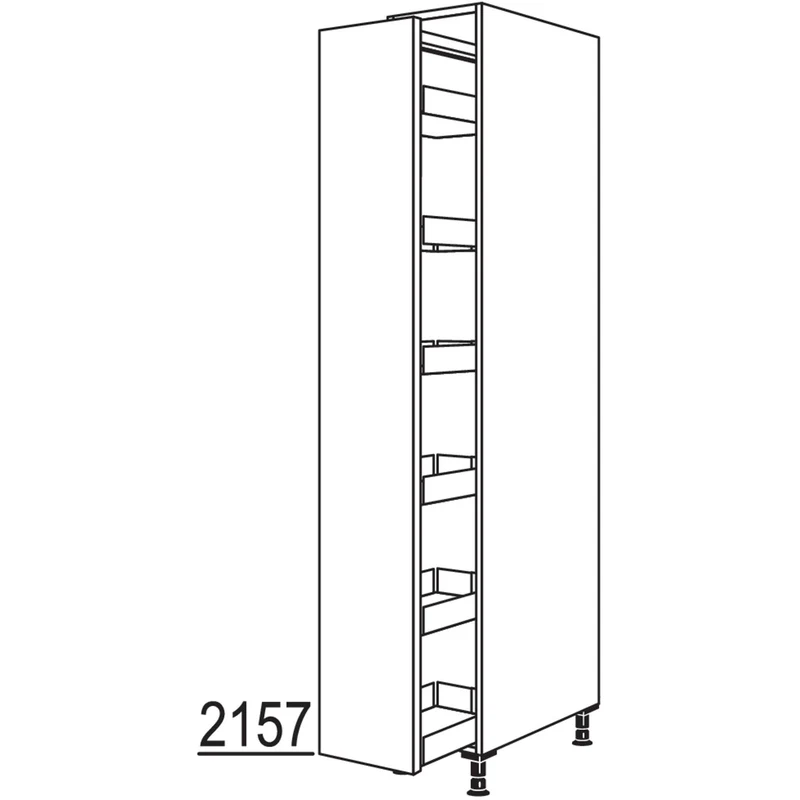 nobilia XL-Apothekerschrank HAF30-2X 30 cm