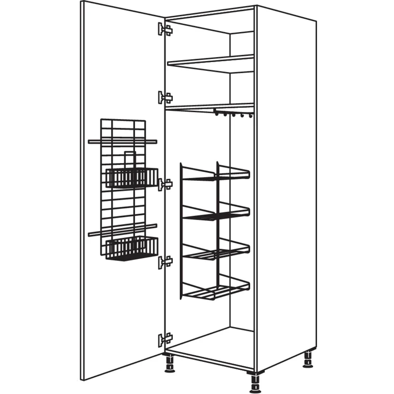 nobilia Besen-/ Geräteschrank HBF50-2 50 cm